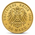 Goldmark Goldmünze, Rückseite