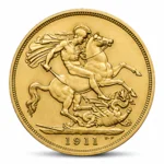 Sovereign Goldmünze, Rückseite
